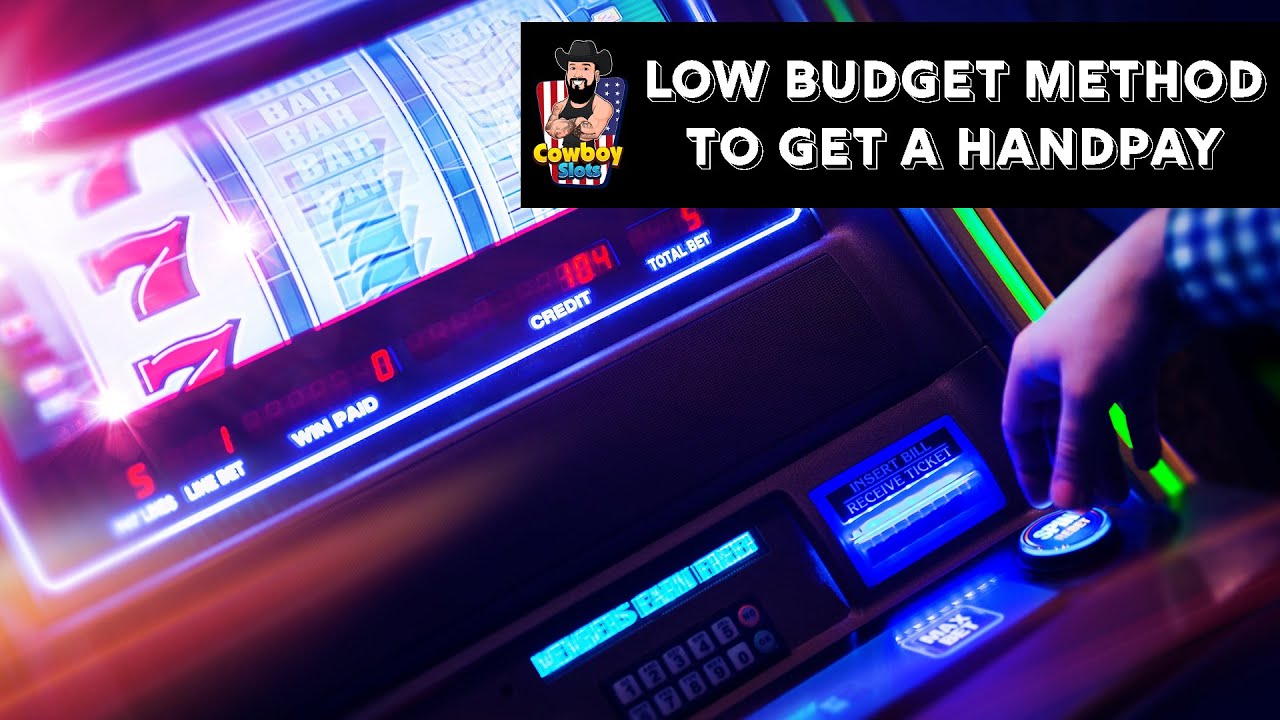 how to get a hand pay on a slot machine